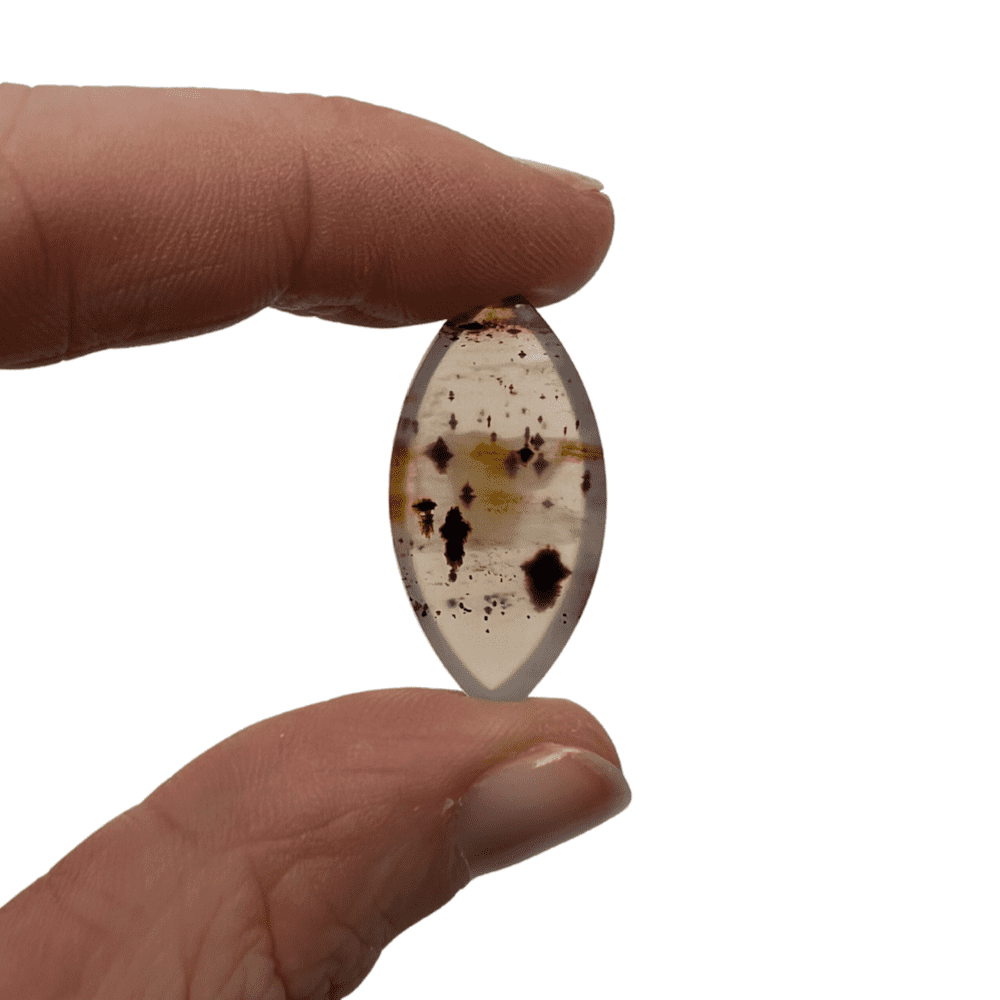 Montana Agate Marquise Cabochon Approx 30 x 15mm - Image 3