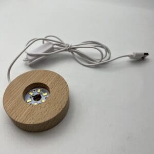 Medium Round LED Light With USB Connector 8cm