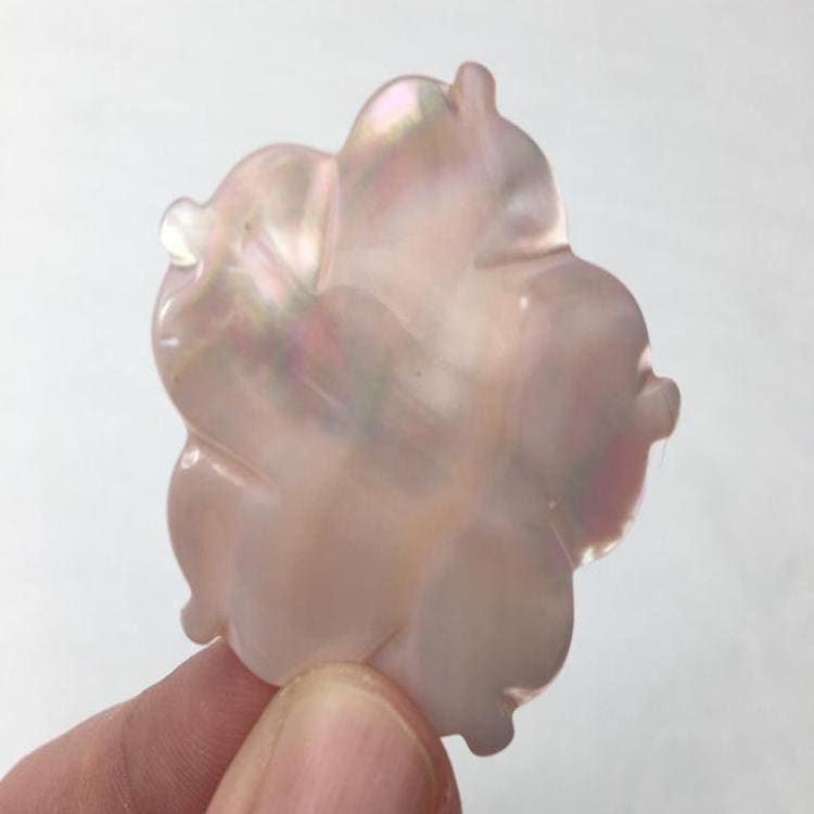 Carved Shell Flower Undrilled Approx 2 - 5cm - Image 2