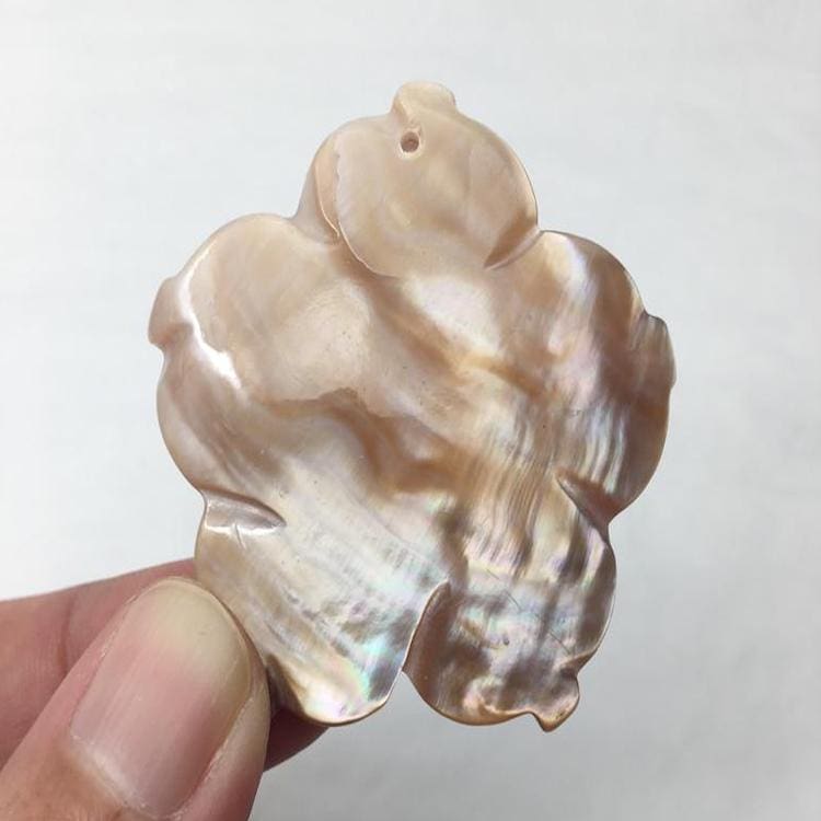 Carved Shell Flower Drilled Approx 2 - 5cm - Image 3