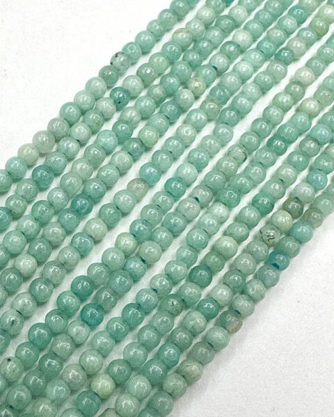 Amazonite PREMIUM Smooth Rounds Approx 2mm 38cm Strand