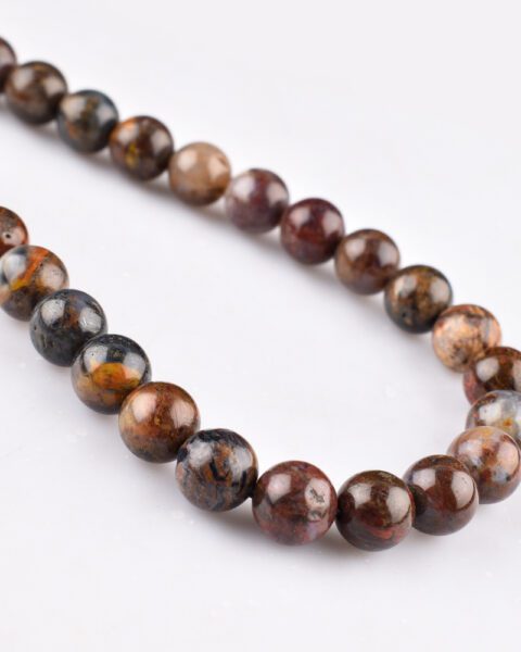 Pietersite Smooth Round Beads 6mm 38cm Strand