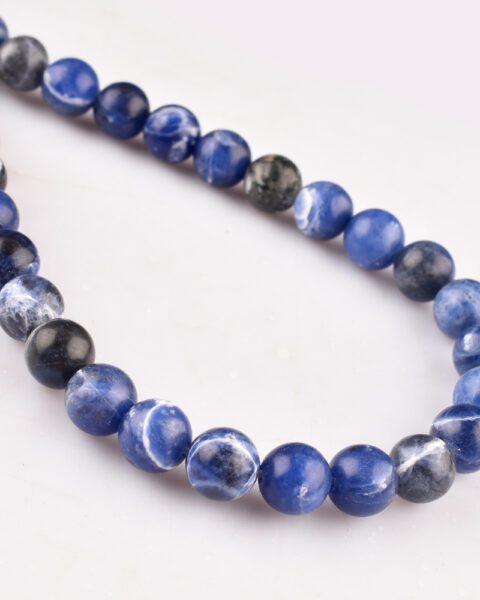 Sodalite A Grade Smooth Round Beads Approx 4mm 38cm Strand