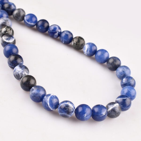 Sodalite A Grade Smooth Round Beads Approx 4mm 38cm Strand