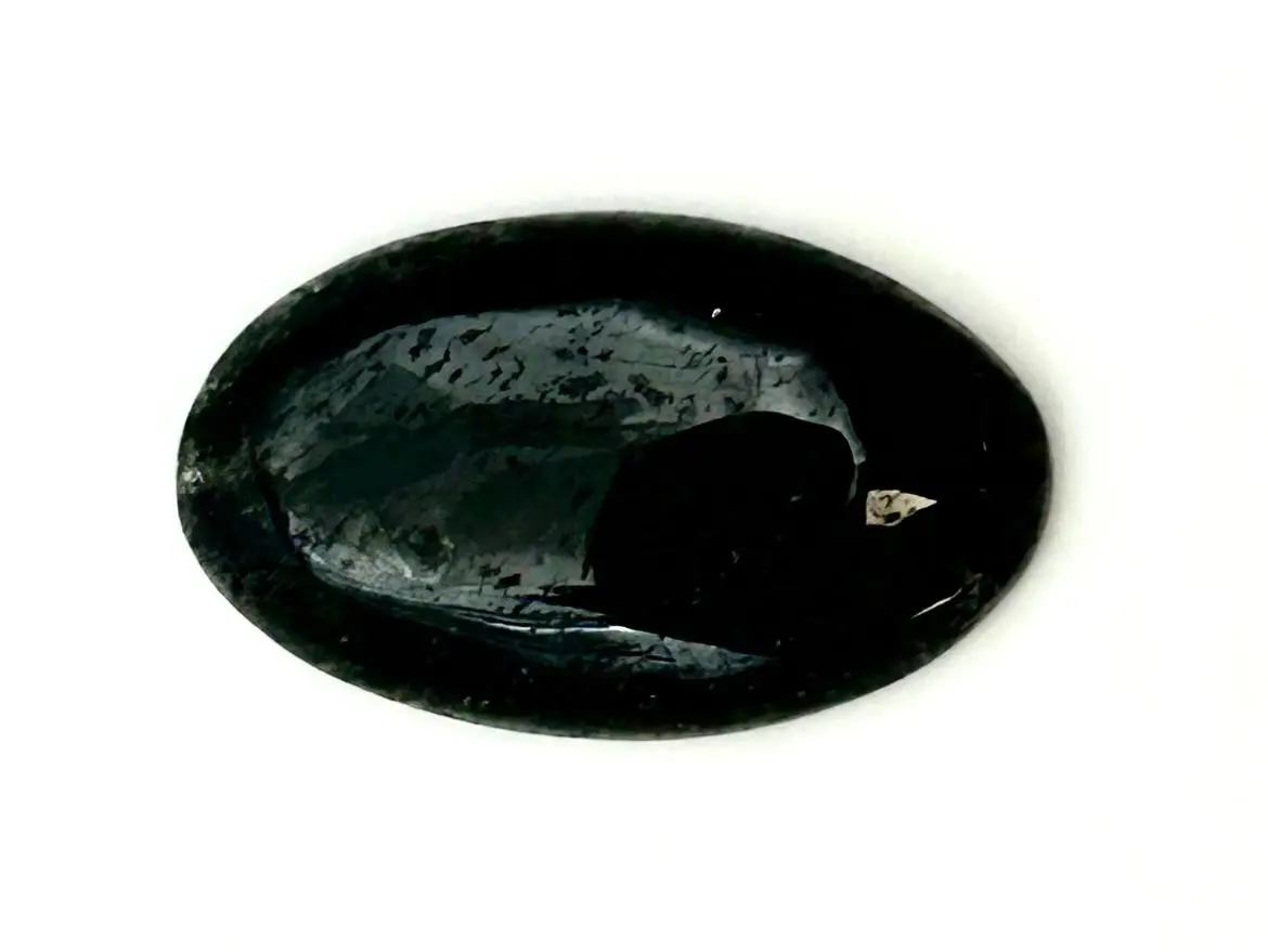 Mixed Gemstone Cabochons - Rainbow Moonstone , Blue opal , Aquamarine , Sunstone & Black Sagenetic Quartz - Image 2