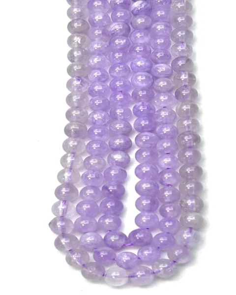 Lavender Amethyst Smooth Rounds  Approx 6mm 100pcs per Strand