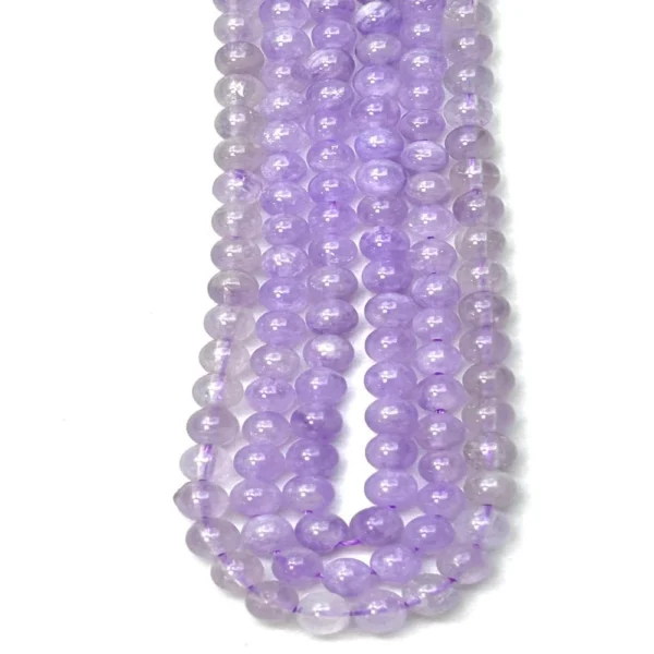 Lavender Amethyst Smooth Rounds  Approx 6mm 100pcs per Strand