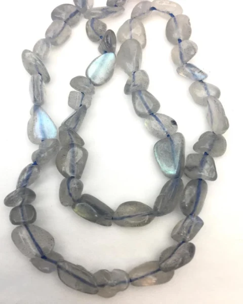 Labradorite Nugget Beads Approx 5 - 8mm 38cm Strand