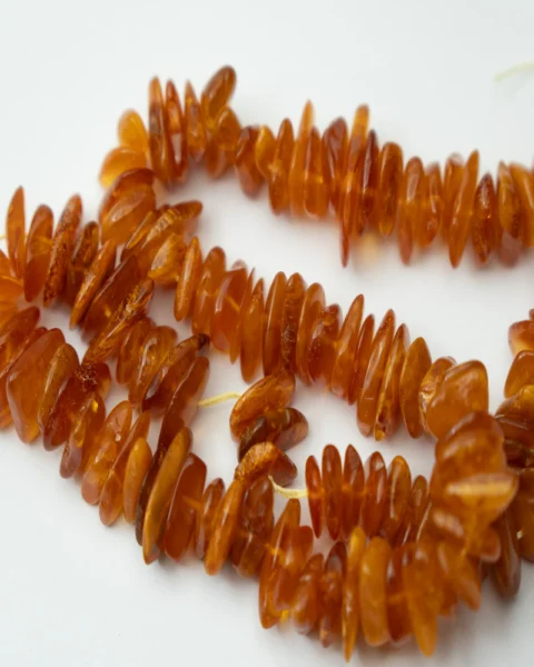 Baltic Amber Chunky Chip Strand Approx 10 x 4mm Approx 40cm Strand