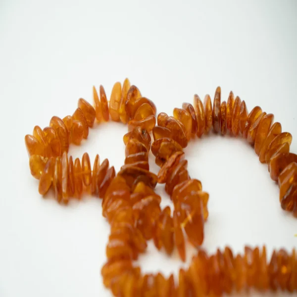 Baltic Amber Chunky Chip Strand Approx 10 x 4mm Approx 40cm Strand - Image 2