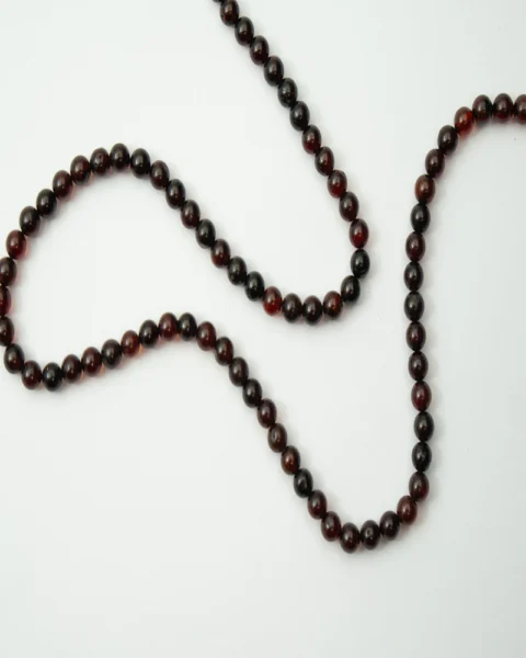 Baltic Amber Cherry Round 4mm Approx 40cm Strand