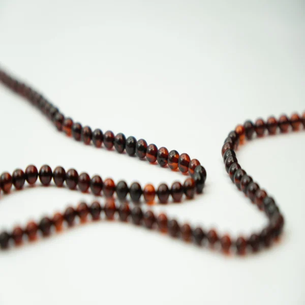 Baltic Amber Cherry Round 4mm Approx 40cm Strand - Image 2