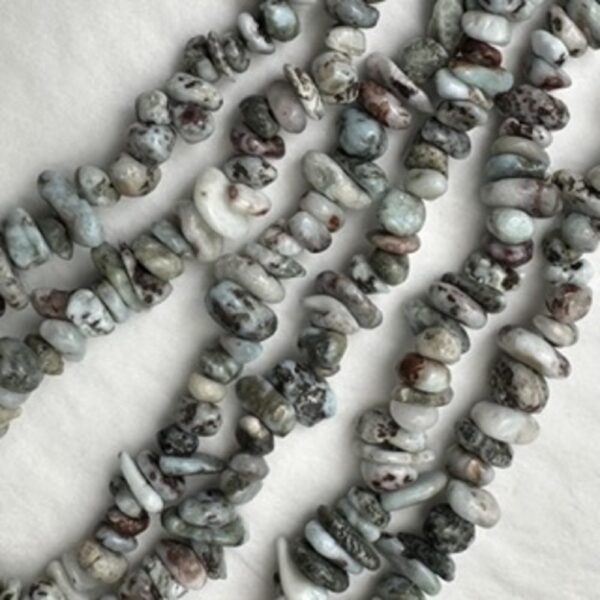 Larimar Chips Approx 5 - 8mm Approx 40cm Strand - Image 4
