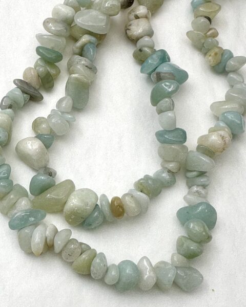 Amazonite Chips Approx 5 x 8mm Approx 78cm Strand