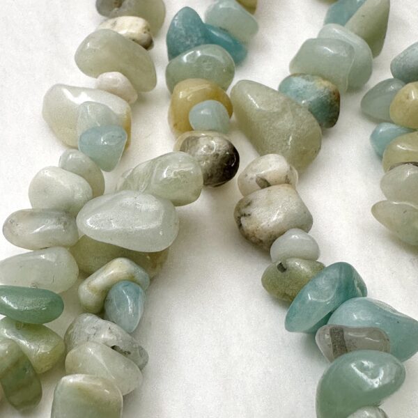 Amazonite Chips Approx 5 x 8mm Approx 78cm Strand - Image 3