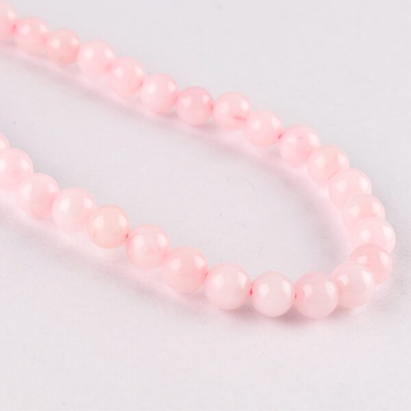 Rose Quartz Smooth Round Approx 4mm 38 cm Strand