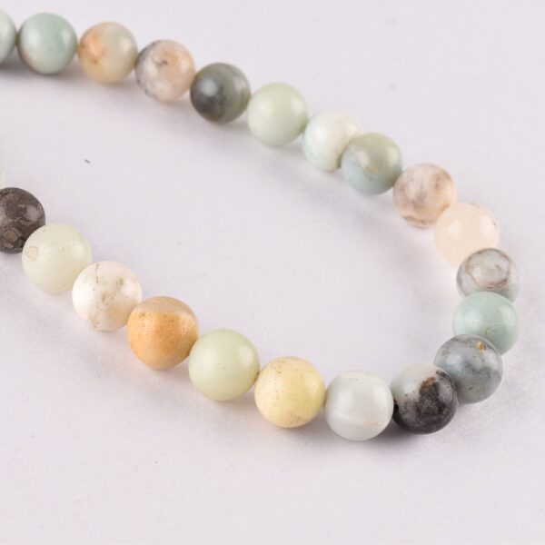 Amazonite Multi Smooth Round Approx 6mm 38 cm Strand