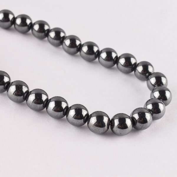 Hematite Grey Smooth Round Approx 10mm 38 cm Strand