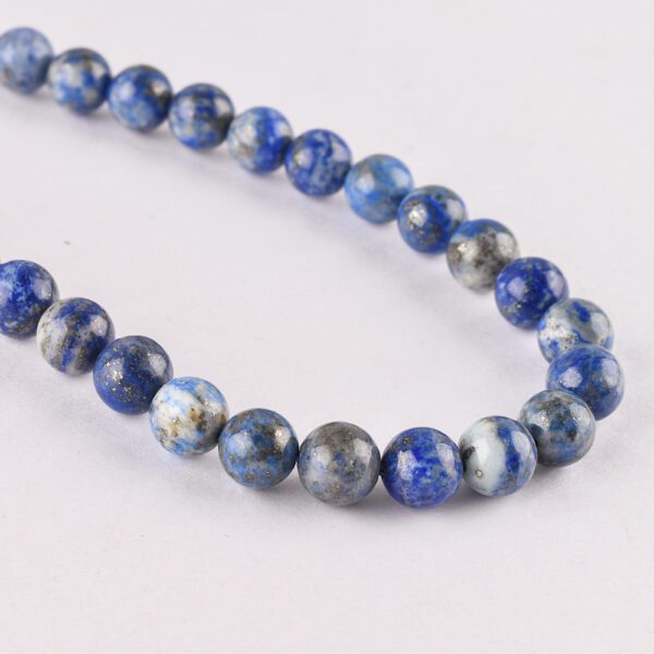 Lapis Lazuli Smooth Round Approx 8mm 38 cm Strand
