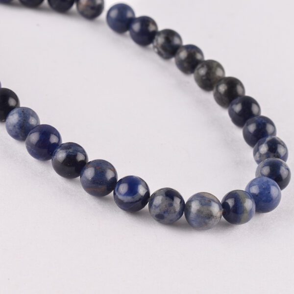 Sodalite Dark Smooth Round Approx 8mm 38 cm Strand