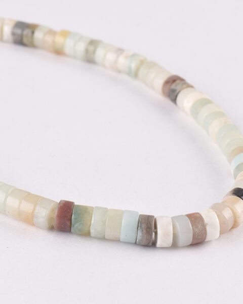 Multi Amazonite 3x6mm Tyre 38 cm Strand