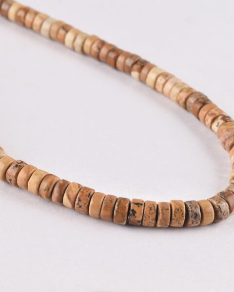 Picture Jasper 3x6mm Tyre 38 cm Strand