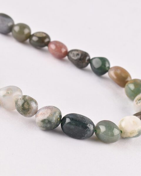 Indian Agate Tumble Approx 4 - 10mm 38 cm Strand