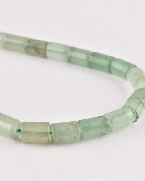 Green Aventurine 5x8mm Tube 38 cm Strand