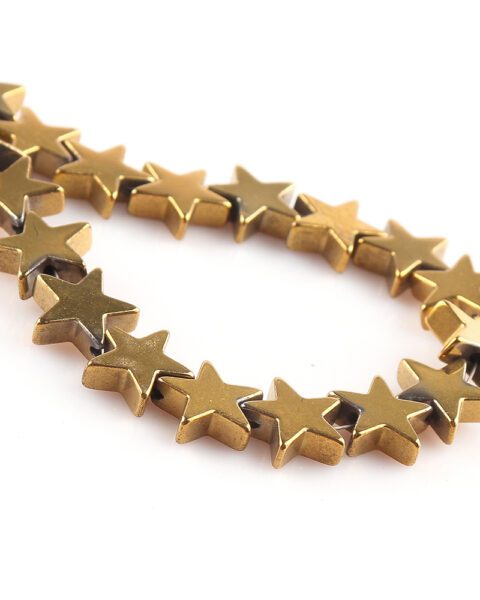 Hematite Star Stand Approx 8x8mm 20 Cm