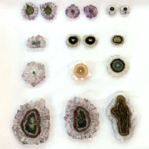 Amethyst and Quartz Stalactite Slices - Select Your Own