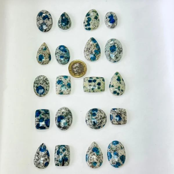 K2 Jasper Mixed Shape Cabochons 2pcs - Select Your Own - Image 2