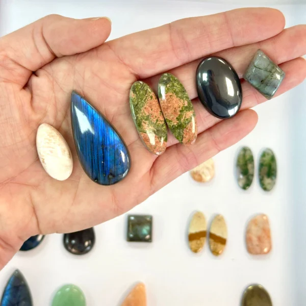 Mixed Gemstone Cabochons 5pc - Select Your Own - Image 6