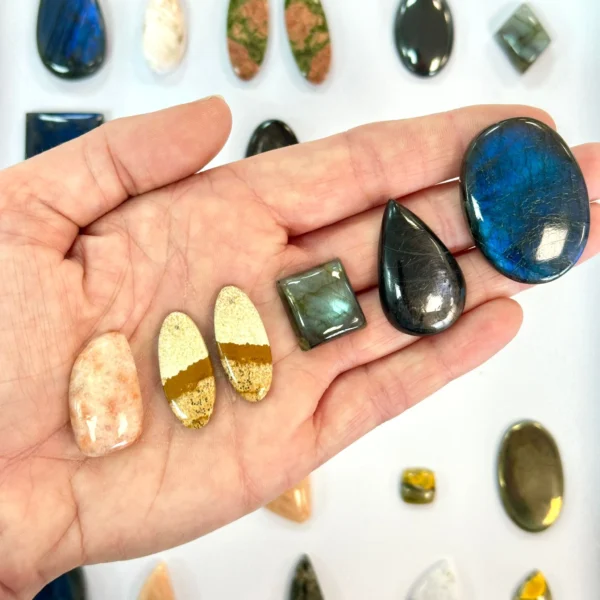 Mixed Gemstone Cabochons 5pc - Select Your Own - Image 5