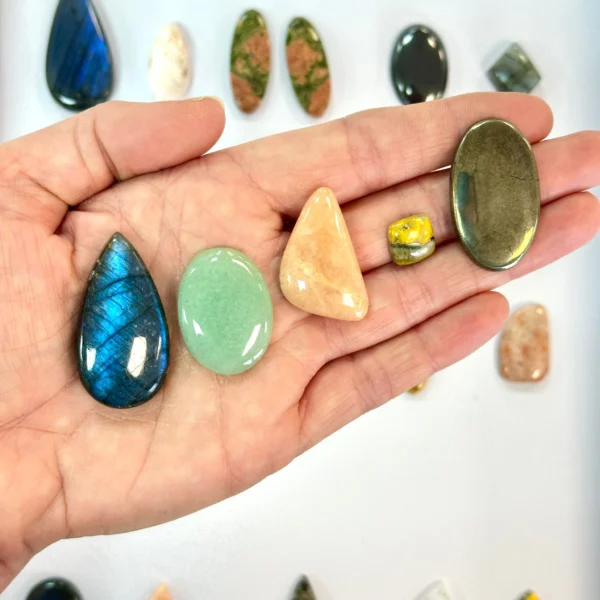 Mixed Gemstone Cabochons 5pc - Select Your Own - Image 7