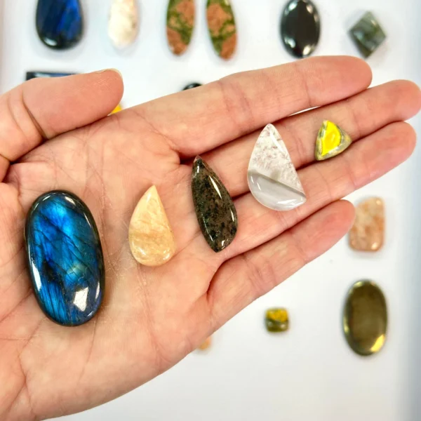 Mixed Gemstone Cabochons 5pc - Select Your Own - Image 3