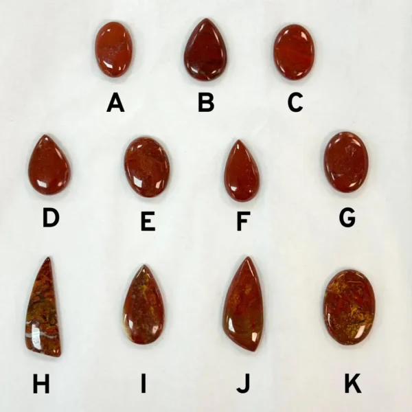 Red Jasper Mixed Shape Cabochon 1pc - Select Your Own - Image 3