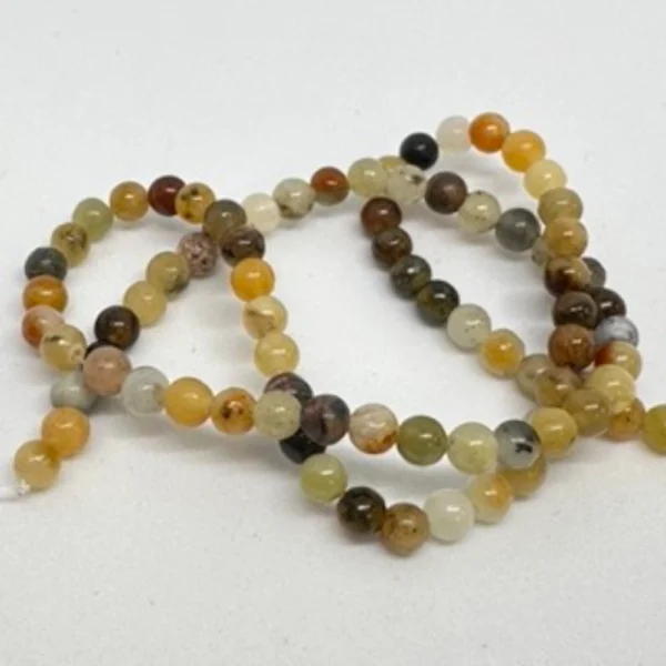 Multi Jade Smooth Round Beads Approx 4mm 38cm Strand