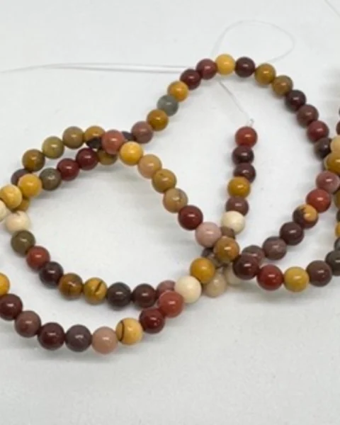 Mookaite Smooth Round Beads Approx 8mm 38cm strand