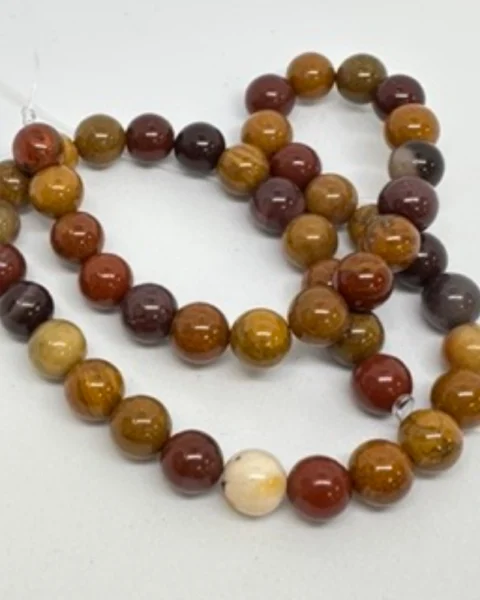 Mookaite Smooth Round Beads Approx 4mm 38cm strand