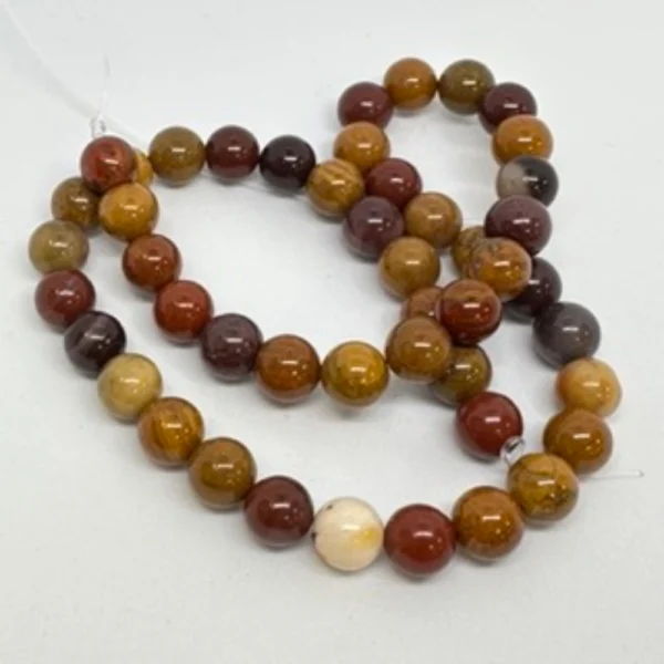 Mookaite Smooth Round Beads Approx 4mm 38cm strand