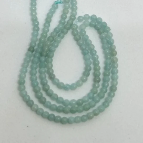 Amazonite Smooth Round Beads Approx 2mm 38cm Strand