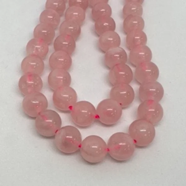 Rose Quartz Smooth Round Beads Approx 8mm 38cm Strand