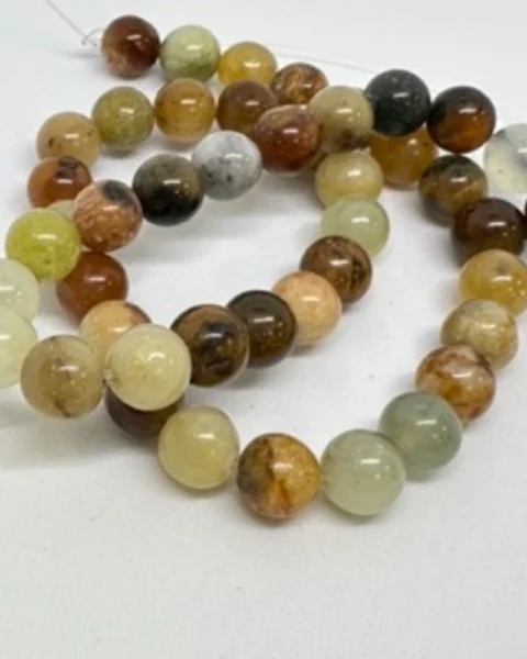 Multi Jade Smooth Round Beads Approx 8mm 38cm Strand