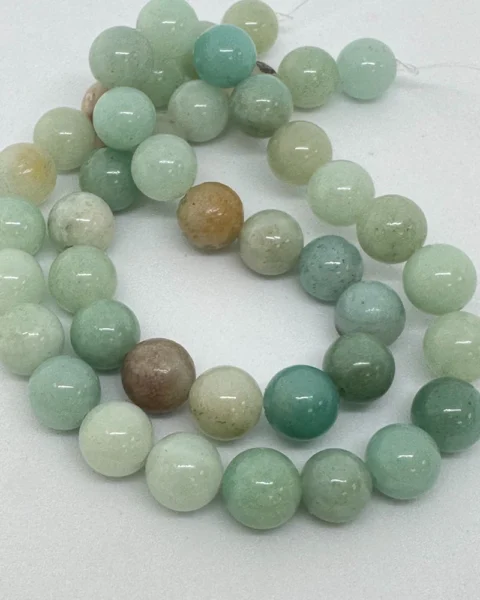 Multi Amazonite Smooth Round Beads Approx 8mm 38cm Strand