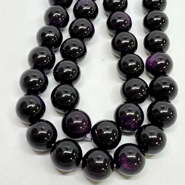 Purpurite Smooth Round Beads Approx 8mm 38cm Strand