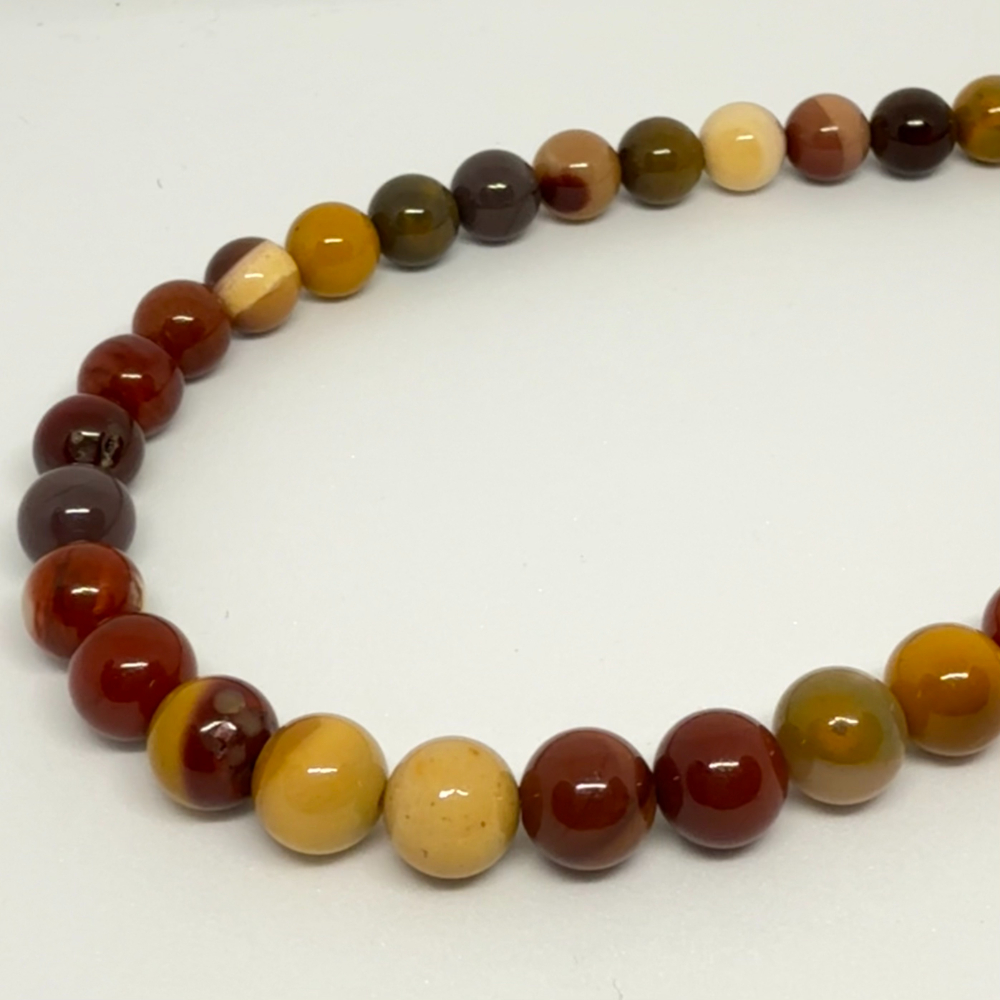 Mookaite Smooth Round Beads Approx 10mm 38cm Strand CHINA