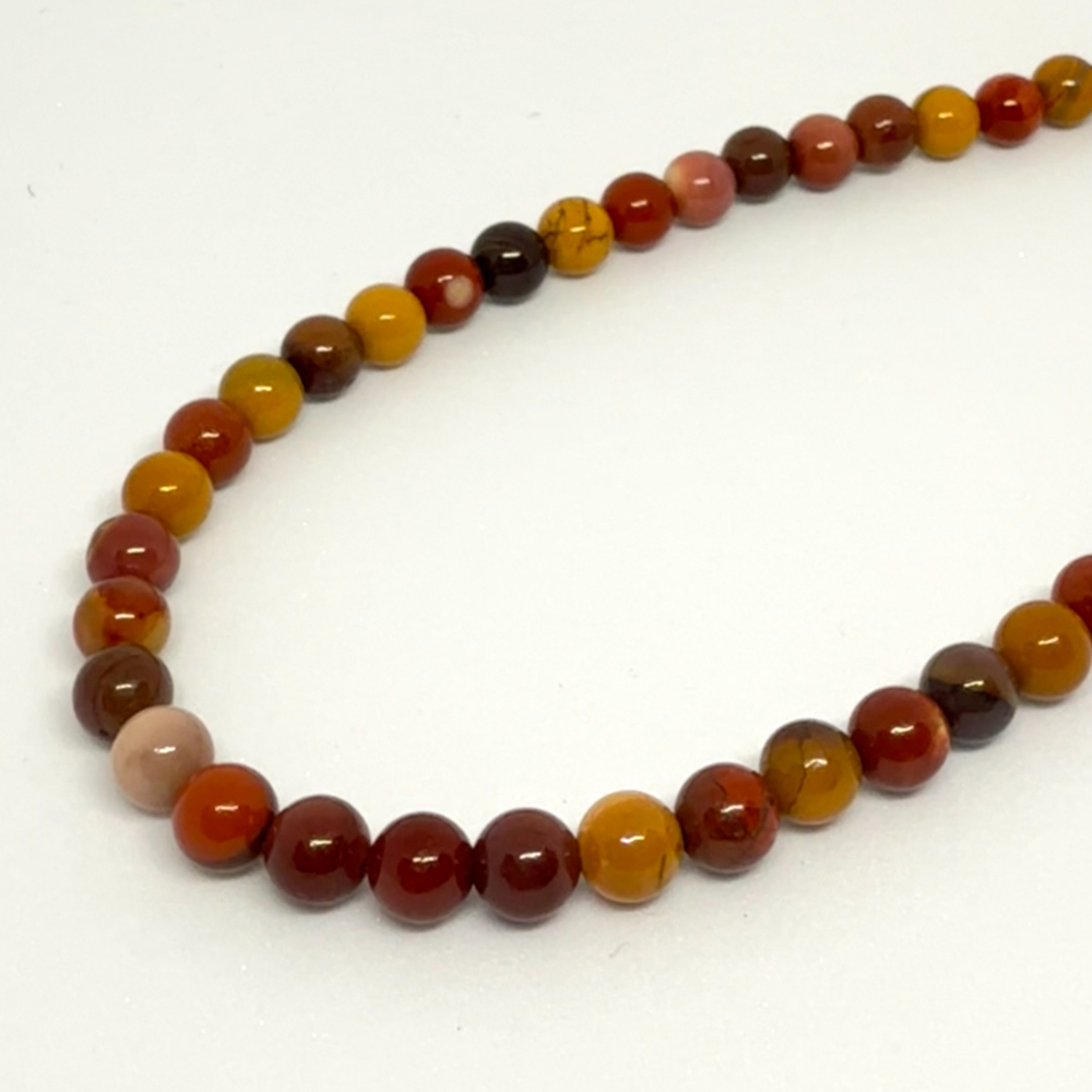 Mookaite Smooth Round Beads Approx 6mm 38cm Strand CHINA