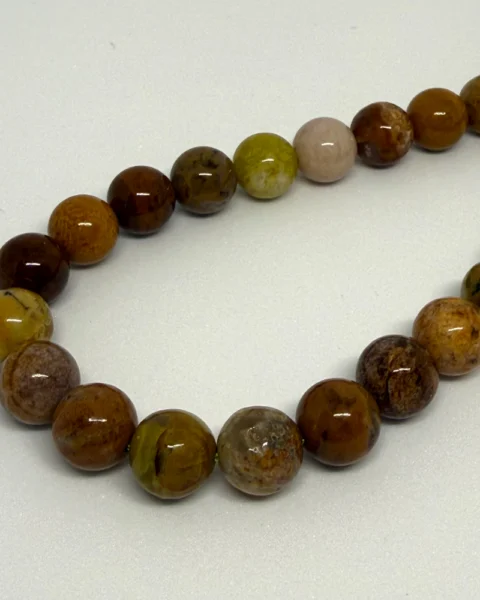 Mixed Green Opal Smooth Round Beads Approx 10mm 38cm Strand CHINA