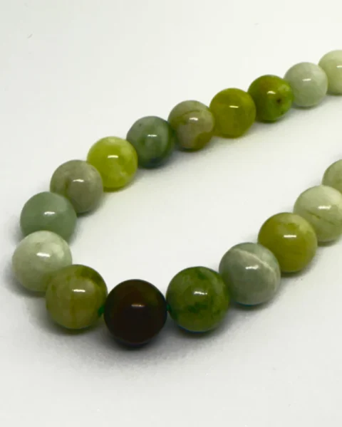 Bowenite Smooth Round Beads Approx 10mm 38cm Strand CHINA