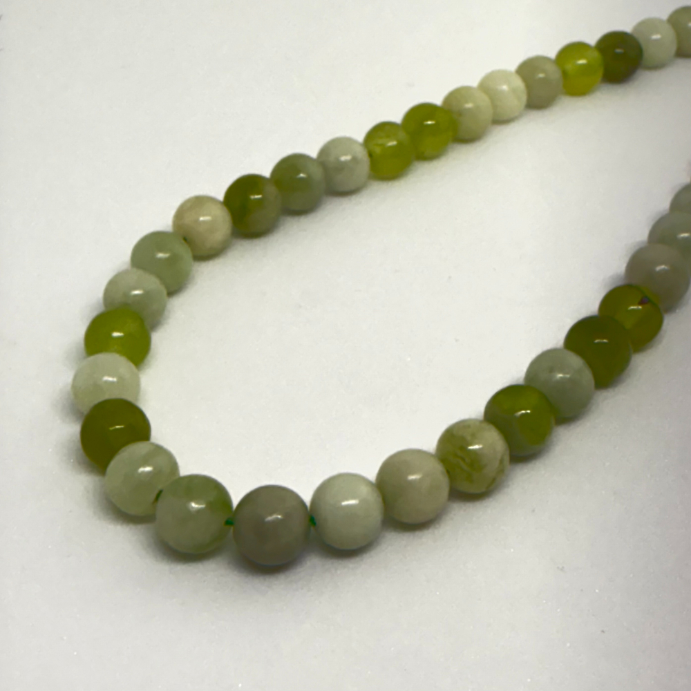 Bowenite Smooth Round Beads Approx 8mm 38cm Strand CHINA